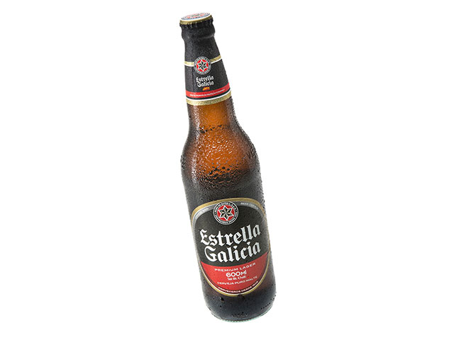 Botellín de cerveza Estrella Galicia