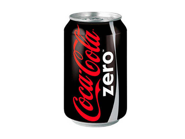 Lata de Coca-cola Zero